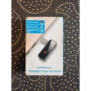 C28 Wireless Bluetooth Transmitter HiFi Stereo Long Range 3.5mm Aux Adapter